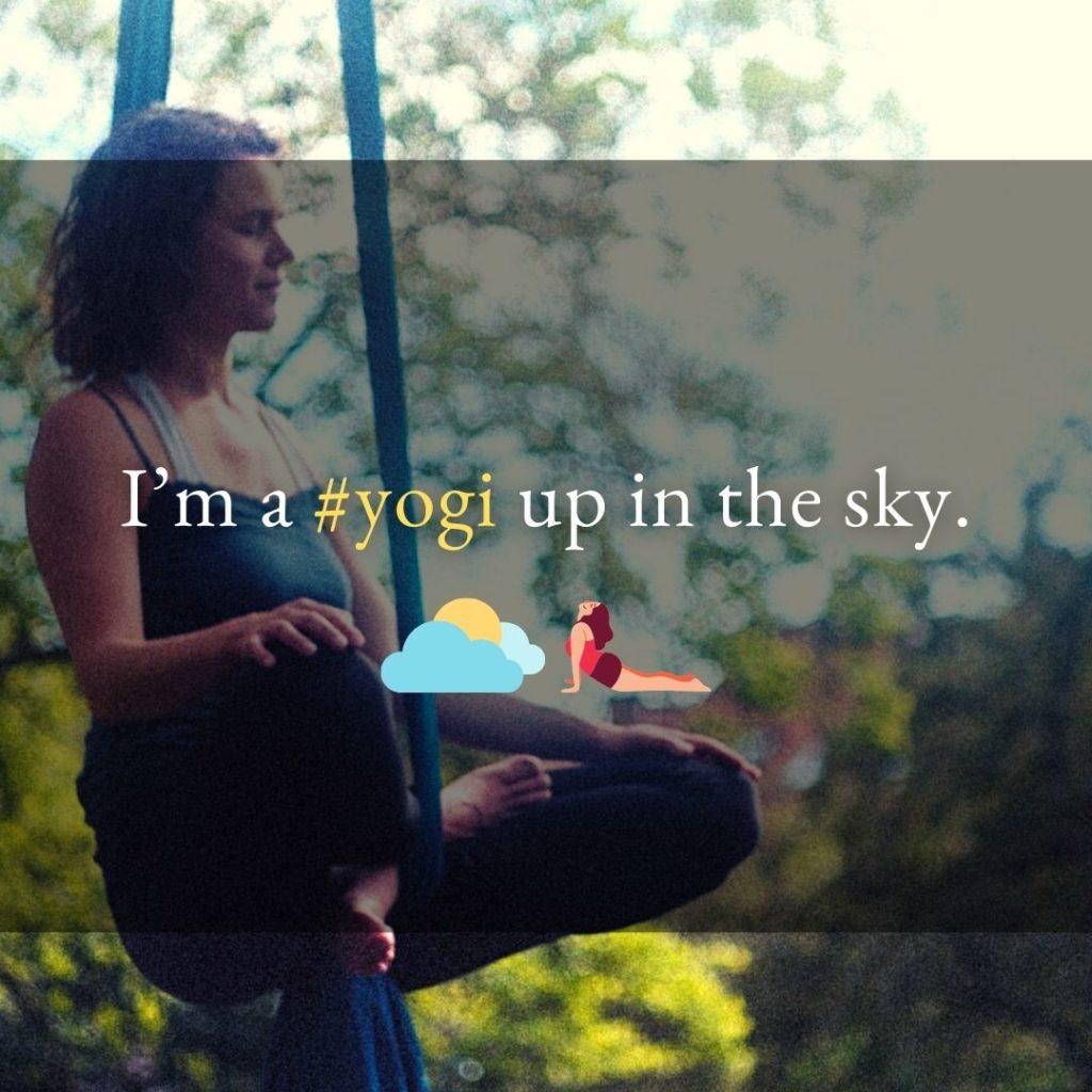 Aerial Yoga Instagram Captions