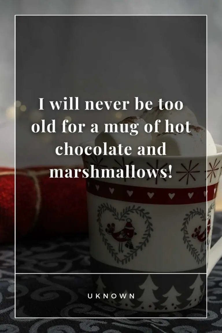 37+ Hot Chocolate & Marshmallows Quotes to Warm Up Your Soul
