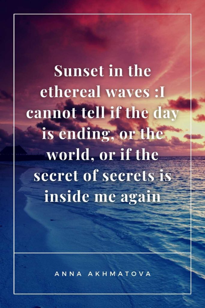 Sunset and Beach Quotes