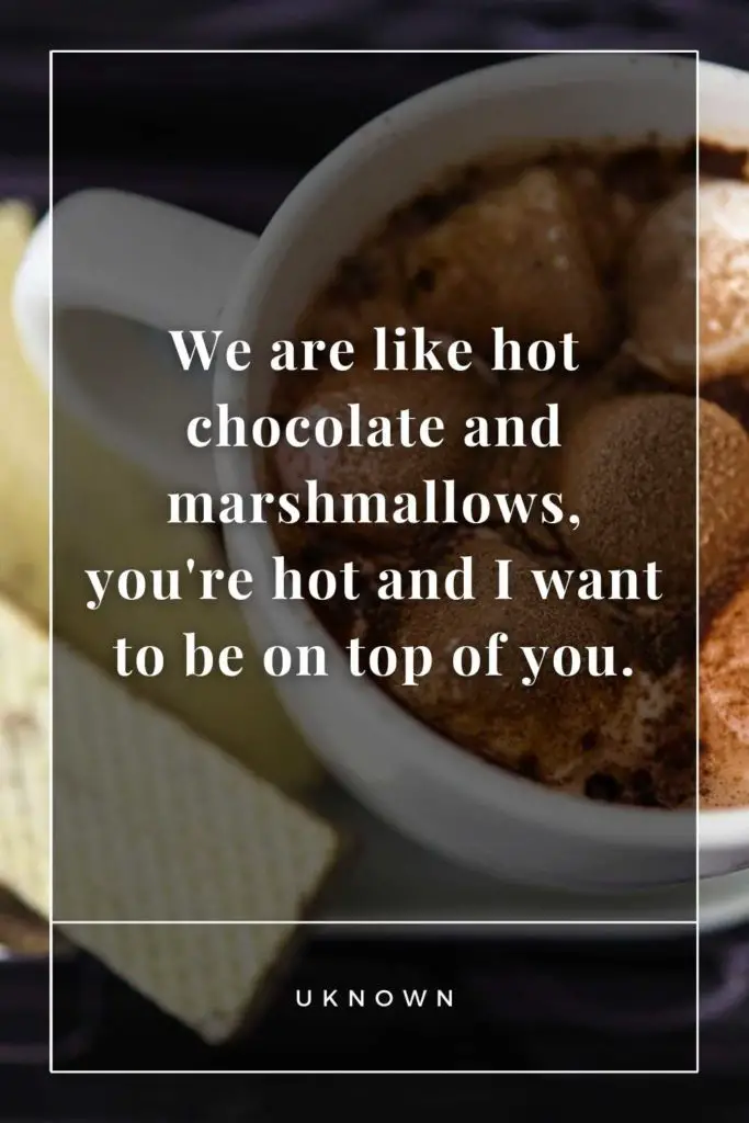 Hot Chocolate & Marshmallows Quotes