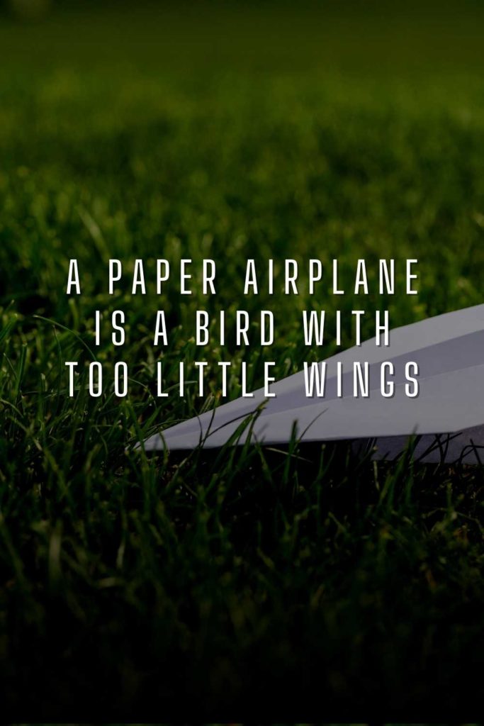 Paper Airplane Quotes