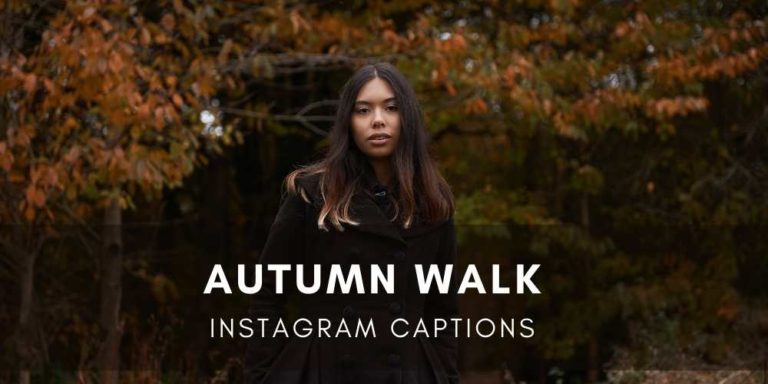 Instagram Captions for Autumn Walks