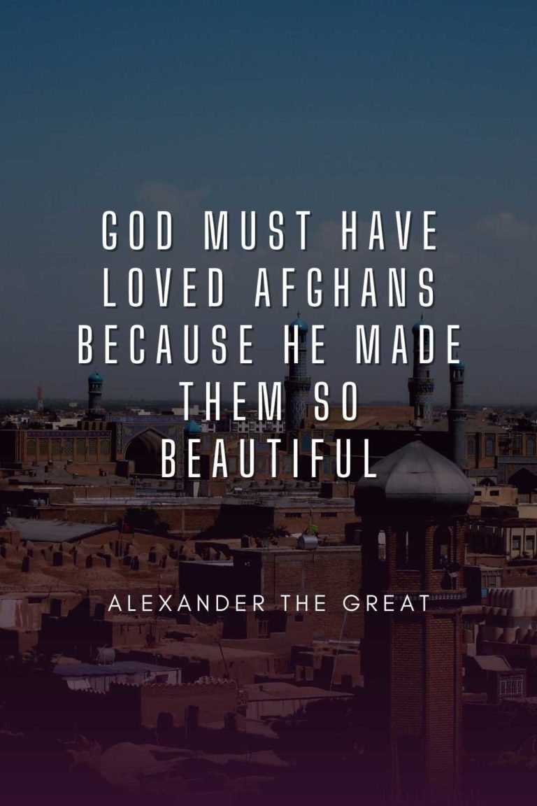 Alexander the Great Quotes on Afghanistan