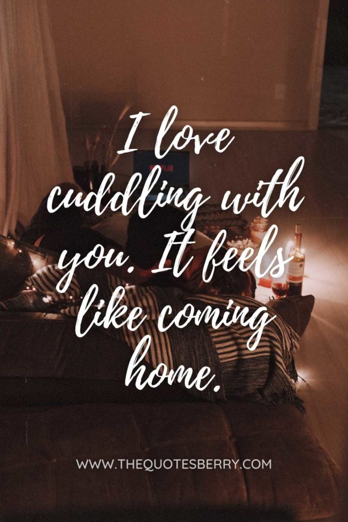 Cuddle Quotes for Instagram