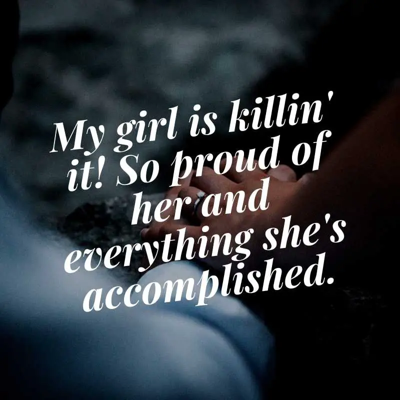 Proud of Girlfriend Quotes