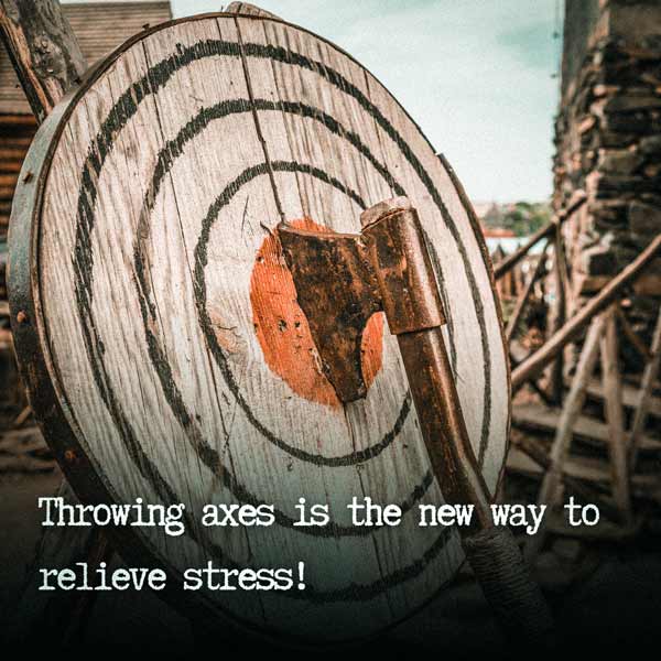 Axe Throwing Instagram Captions