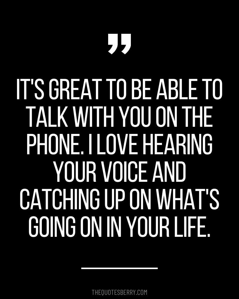 Phone Call Love Quotes