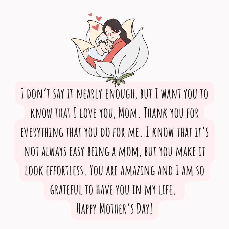 'I Love You Mom' Quotes