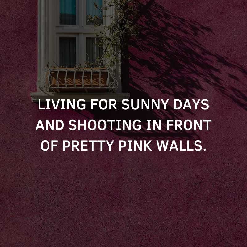 Pink Wall Instagram Captions