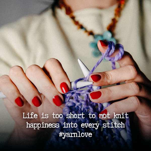 Knitting Instagram Captions & Quotes