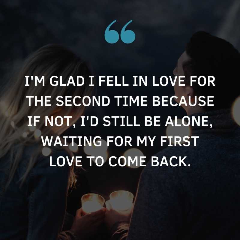 Second Love Quotes