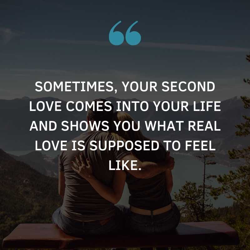 Quotes about second love
