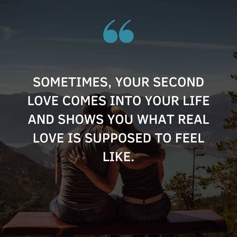 Quotes about second love