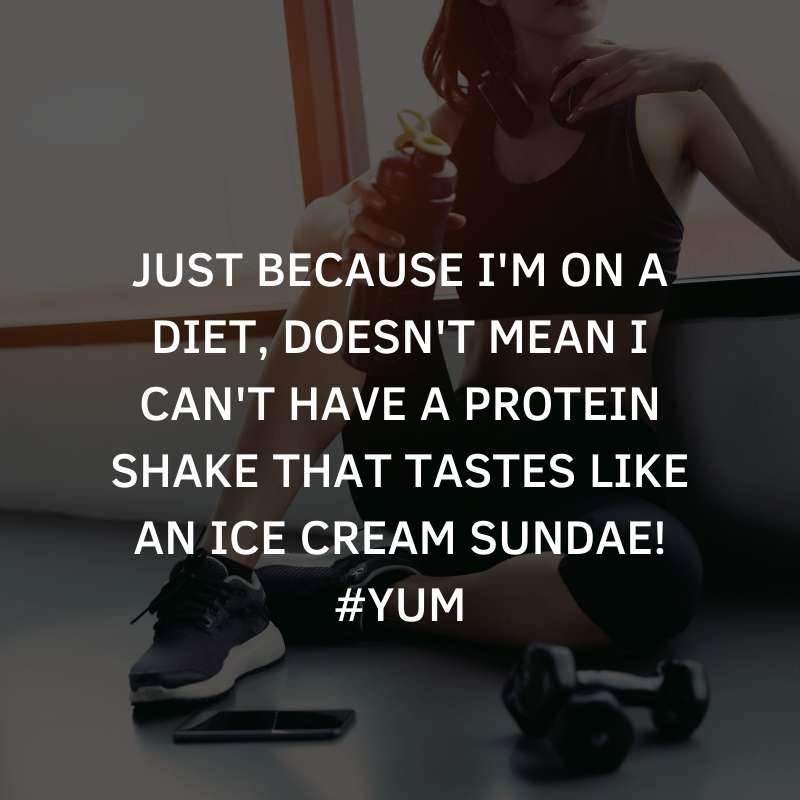 Protein Shake Instagram Captions