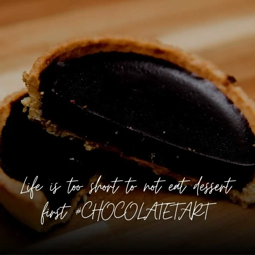 Chocolate Tart Instagram Captions