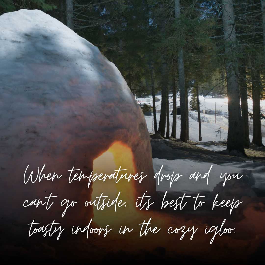 65+ Amazing Igloo Instagram Captions for Winter Lovers
