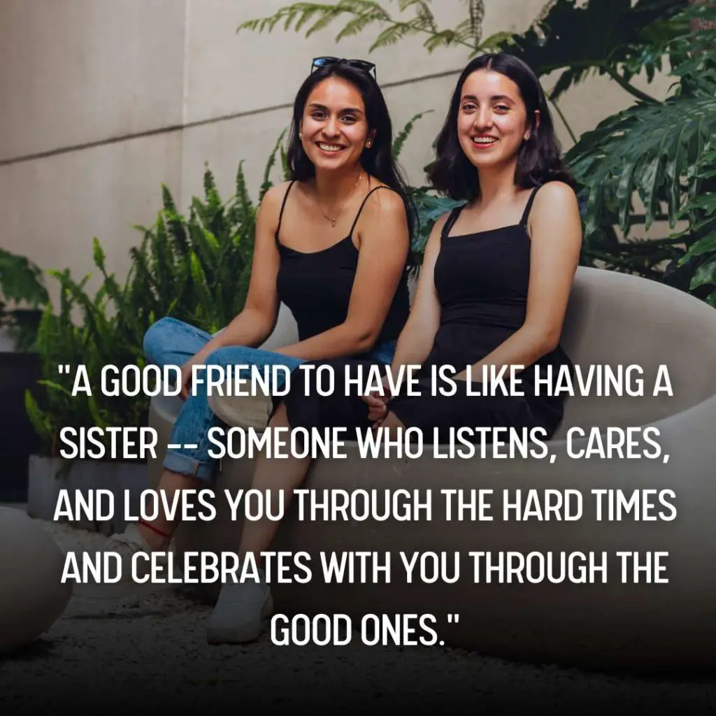 Friend Like a Sister Quotes