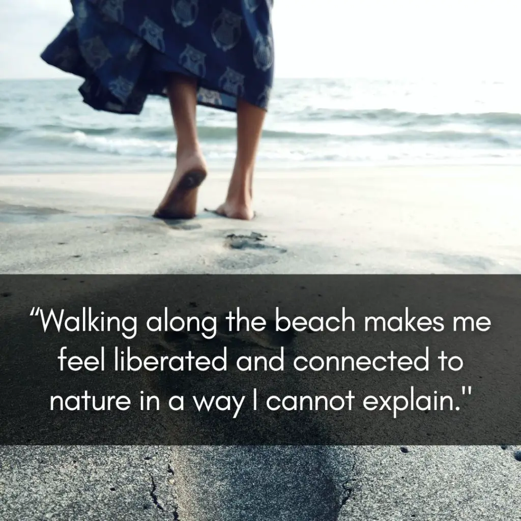 Beach Walk Quotes and Captions