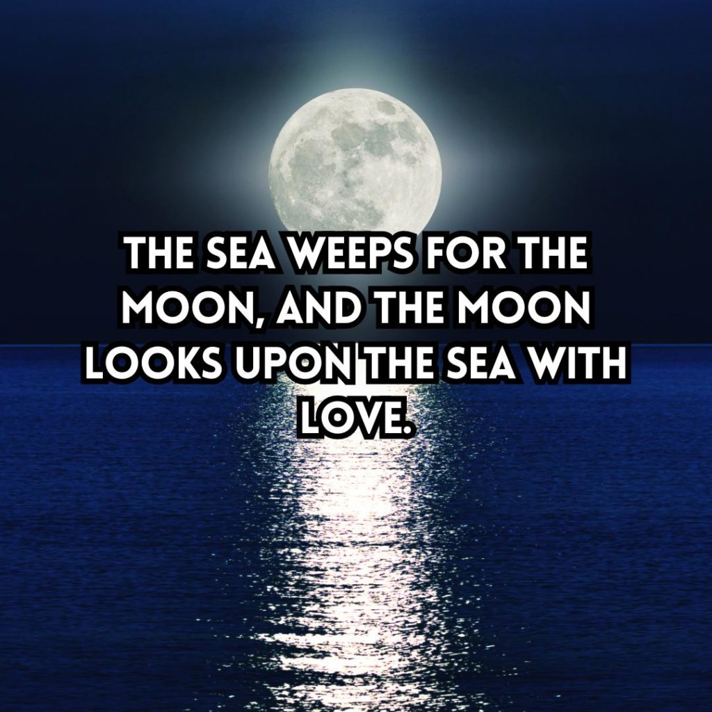 Moon and Sea Quotes