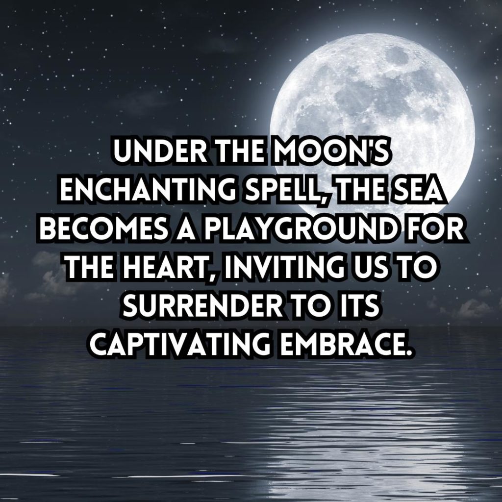 Moon and Sea Quotes & Instagram Captions.
