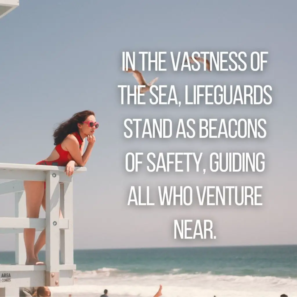 Lifeguard Instagram Captions